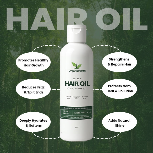 🇵🇰 AZADI SALE - Keratin Hair Treatment Oil (100ML)