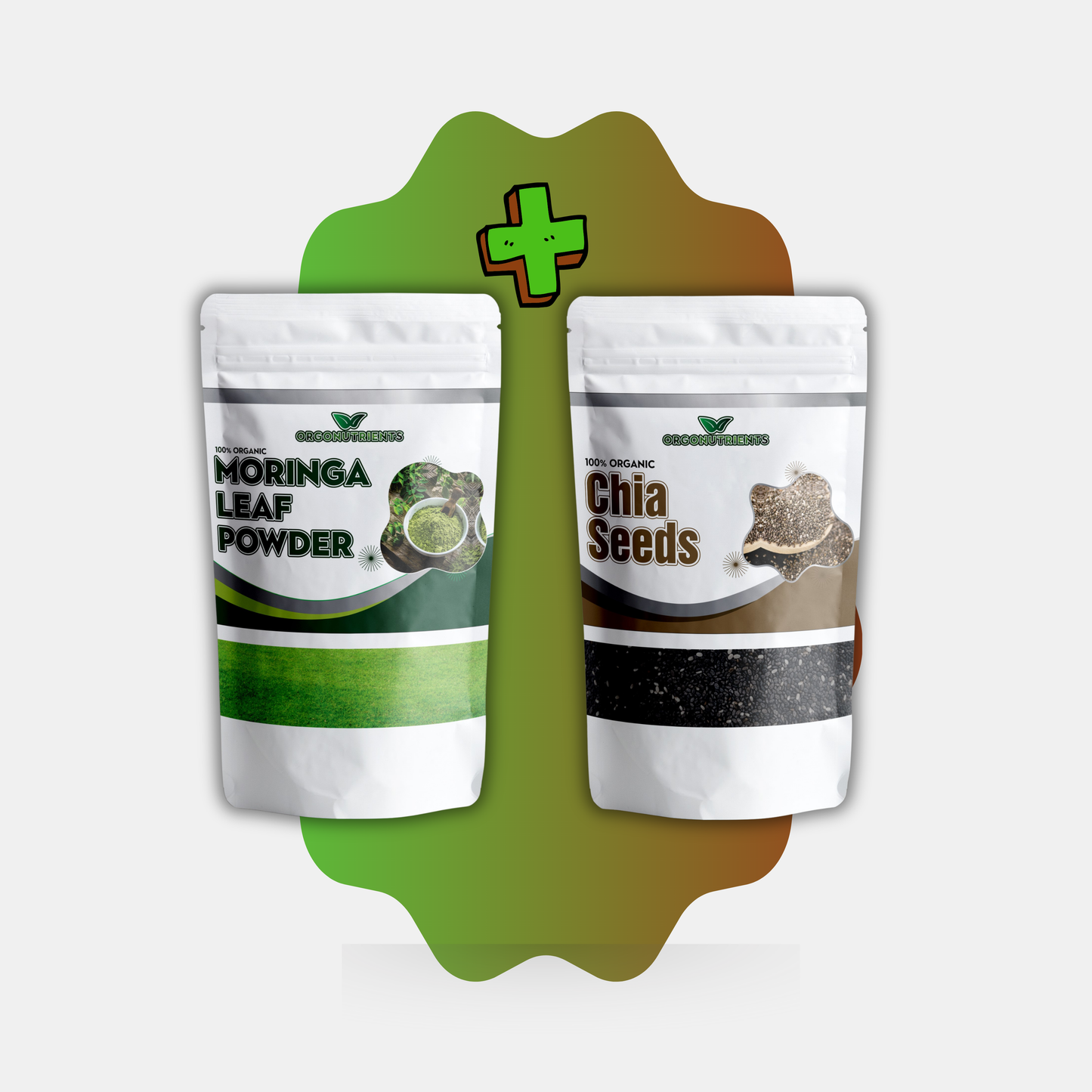 🇵🇰 AZADI SALE - Moringa Powder 250g + Chia Seeds 250g | Authentic Herbal Blend | Limited Time Offer